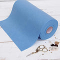 Threadart Premium Felt Roll - 12" x 10yd - Light Blue | Soft Wool-Like Feel | 1.2mm Thick Fabric for DIY Crafts, Sewing, Crafting Projects | Compatible with Cricut Maker