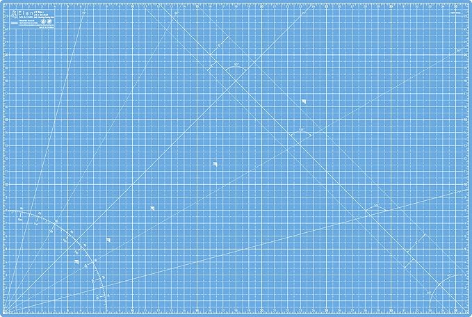 Elan Cutting Mat A1 Blue, Large Self Healing Cutting Mat 24 x 36 Inch, 5-Ply Craft Board Blue, Hobby Board for Crafts 24x36 Inch
