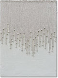 Art Hand-Painted White Minimalist Oil Painting Modern Abstract Art Painting 40x28 inch Home Wall Decoration