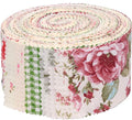 Jelly Rolls for Quilting Clearance 42 Strip 2.5" x 44" - Cotton Jelly Roll Fabric Strips for Quilting, Sewing, Blanket, Rug, Home Decor, and Purse Making, Vintage Floral