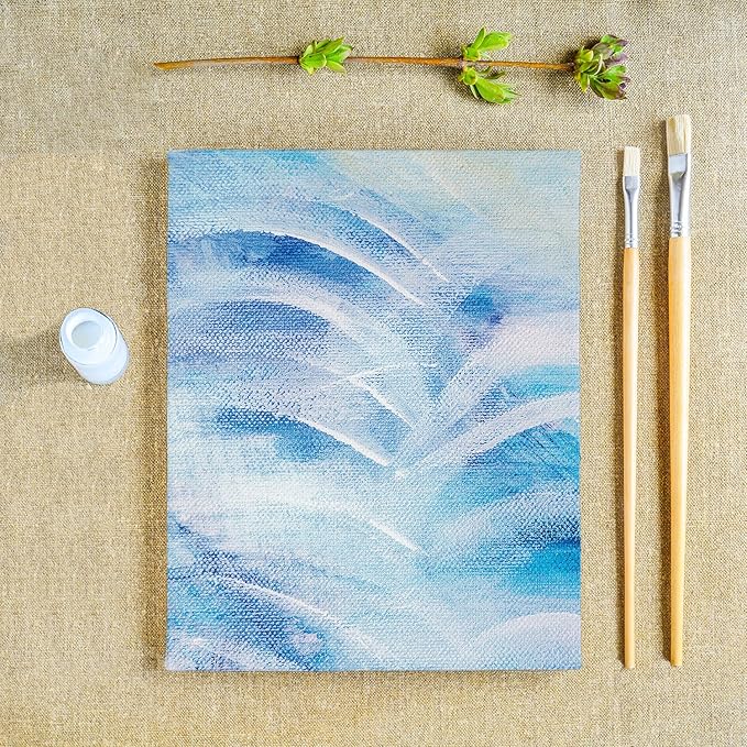 US Art Supply 4 X 6 inch Professional Artist Quality Acid Free Canvas Panel Boards for Painting 12-Pack (1 Full Case of 12 Single Canvas Board Panels)