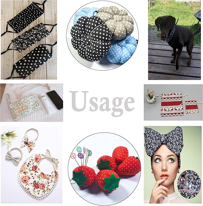 7PCS/lot Black Series Floral Cotton Craft Fabric Textile Quilting Sewing Patchwork Fabric Fat Quarter Bundles for Scrapbooking Cloth Sewing DIY Crafts Pillows and Masks