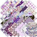 Ganeen 800 Pcs 4 x 4 Inch Cotton Fabric Squares Pre Cut Quilting Squares Printed Floral Patchwork Fabric Bundles for DIY Craft Sewing Clothing Accessory(Exquisite)