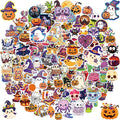 100Pcs Halloween Stickers for Adults,Non-Repeating Vinyl Waterproof Pumpkins Ghost Witches Stickers Cute Sticker Bulk Halloween Holiday Party Gifts Decor