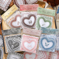 Alideco 120pcs Scrapbook Stickers Vintage Floral Lace Border Scrapbooking Junk Journal Crafts Embelishment Decoration Stickers (leisiwuyu)