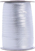 Mandala Crafts 55 Yards 1 Inch Silver Double Fold Bias Tape for Sewing - Bias Binding Tape for Quilting Binding, Hemming, Seam, and Fabric Piping