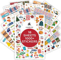 Clever Fox Seasonal Planner Stickers – 600+ Month, Holiday, Washi Tape & Seasons Stickers for Monthly Journal & Calendar – 18 Sheets (Seasonal Pack)