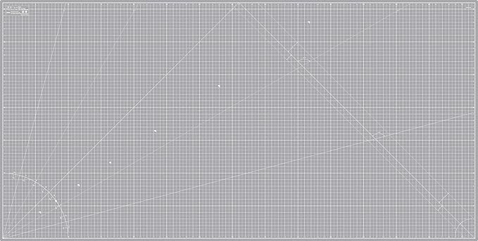 Elan Cutting Mat 36x72 Gray, Extra Large Self Healing Cutting Mat 36 x 72 Inch, 5-Ply Craft Board Gray, Hobby Board for Sewing and Quilting