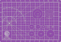KC GLOBAL A4 (13"x9") Professional Grade Self-Healing Cutting Mat (Purple) - Odor-Free, Double-Sided, Eco-Friendly, Non-Slip, Premium Desk mat for DIY, Crafting, Model Building and Art Projects