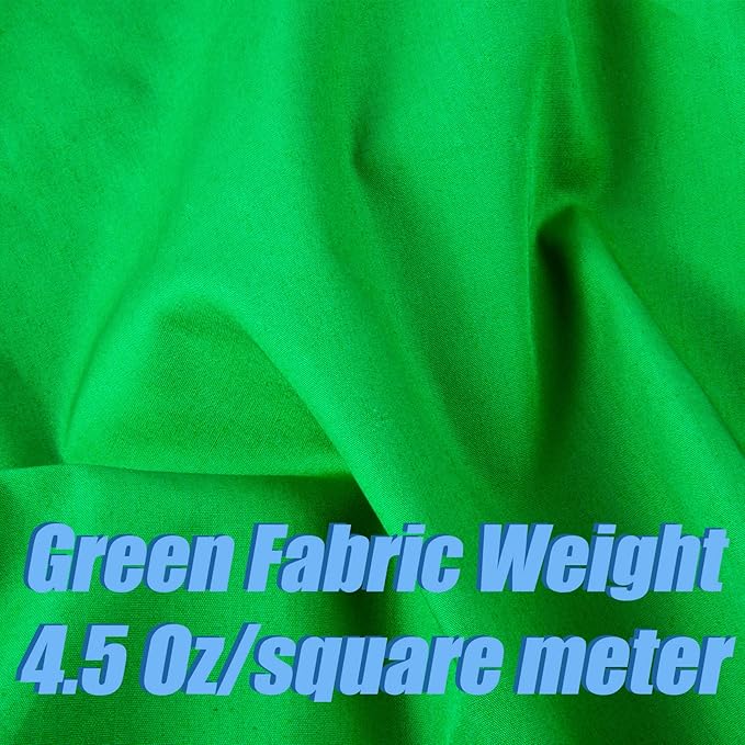 5 Yard Green Cotton Fabric,Natural Cotton Poplin Fabric by The Yard, 59 Inches Wide 100% Cotton Fabric,Soft Embroidery Muslin Quilting Material for Sewing Material Apparel Cloth