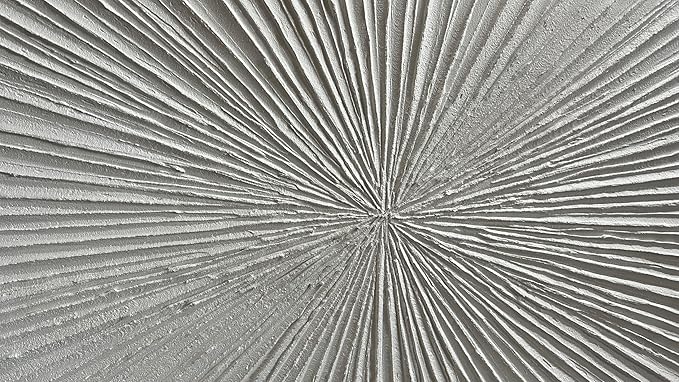 YaSheng Art - White Thick Texture Abstract Wall Art Oil Painting Hand-Painted Minimalist modern Art Paintings Home Living room Room Dining Room Bedroom Wall Decorative Art Oil Painting 24x48inch