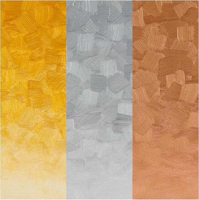 Tusc & Pine Artist Oil Paint - Pearlescent, Set of 3 40 ml, Non-Yellowing, Rich & Creamy Consistency, Maximum Pigment Load, Small Batch Milled Oil Paints Made in the USA for Professional Artists