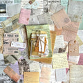 200 Sheets Vintage Newspaper Tickets Scrapbook Paper, Journaling Scrapbooking Supplies Craft Posters Decoupage Paper Ephemera for Junk Journals Card Making Decorative Background