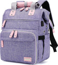 Crochet Backpack,Knitting Bag Backpack Yarn Storage Organizer Travel Crochet Bag with USB Charging Port,Large Yarn Tote Bag Yarn Holder Case