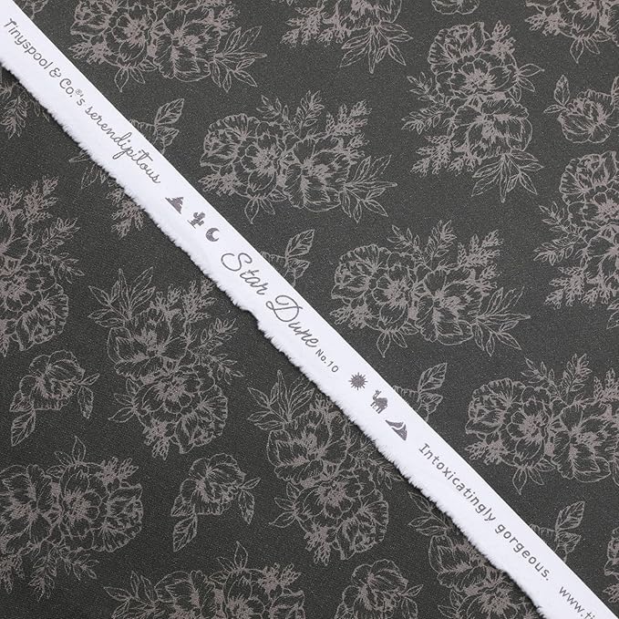 Tinyspool & Co. 100% American Cotton Fabric – 3 Yard Cut Quilting Fabric – Prewashed Preshrunk Yardage for Quilt Backing Borders Binding Sewing Crafts – Star Dune No.10 – Dark Taupe